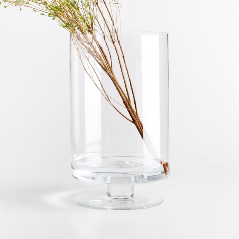 London Clear Glass Hurricane Candle Holder, Large 13" - image 3 of 6