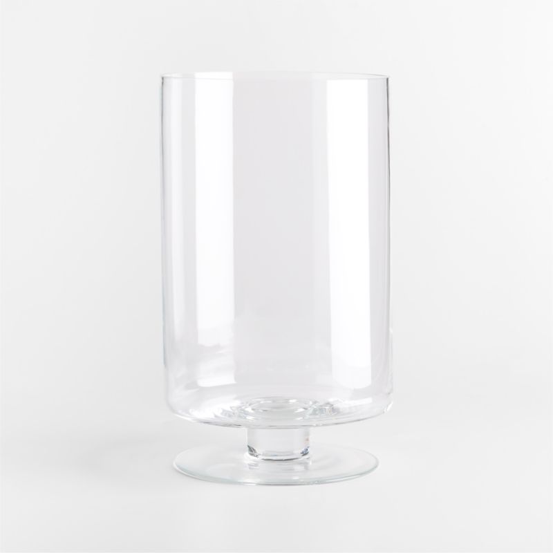 London Clear Glass Hurricane Candle Holder, Large 13" - image 5 of 6