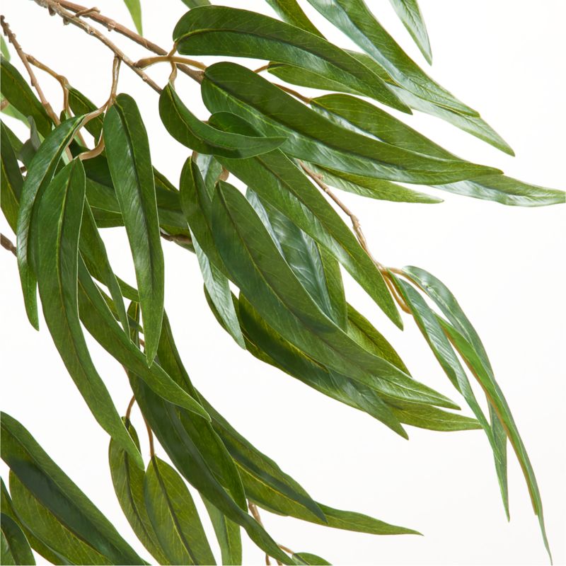 Potted Faux Long Leaf Eucalyptus Tree 9'