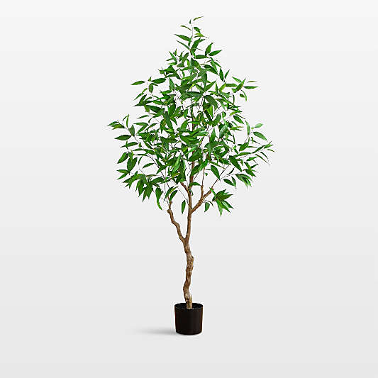 Faux Long Leaf Greco Eucalyptus Tree 7'