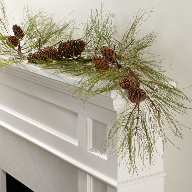 Long Needle Pine Garland Crate & Barrel