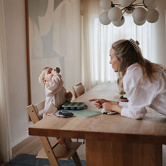 Mushie Dinosaurs Long Sleeve Bib