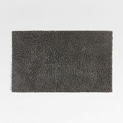 View Loop Organic Cotton Graphite Grey Bath Mat details
