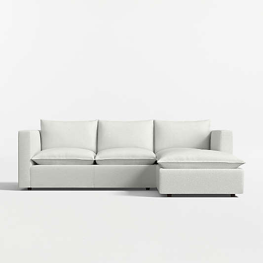 Lotus Modular 2-Piece Sectional Sofa with Chaise Lounge