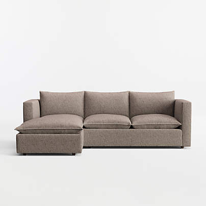 Lotus Modular 2-Piece Sectional Sofa with Chaise Lounge