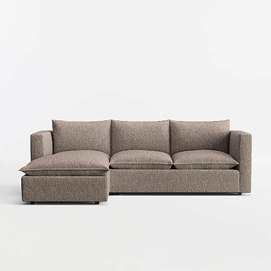 Lotus Modular 2-Piece Sectional Sofa with Chaise Lounge