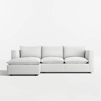 Lotus Modular 2-Piece Sectional Sofa with Chaise Lounge