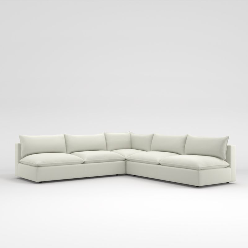 Lotus Deep Modular 3-Piece Corner Sectional Sofa