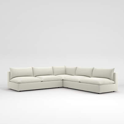 Lotus Deep Modular 3-Piece Corner Sectional Sofa