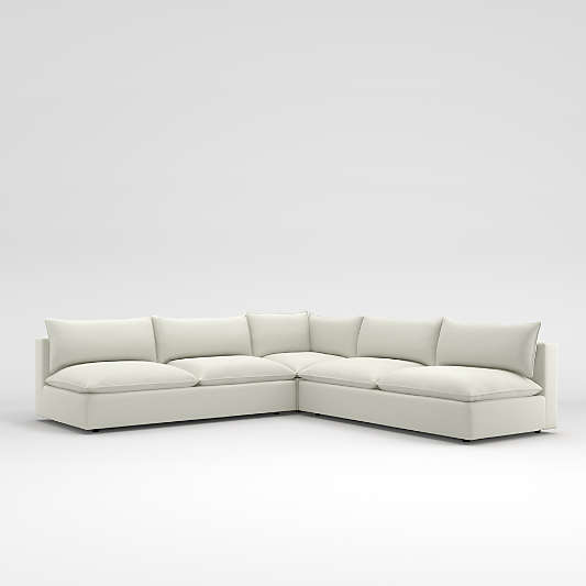 Lotus Deep Modular 3-Piece Corner Sectional Sofa