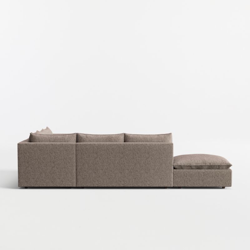 Lotus Modular 4-Piece L-Shaped Sectional Sofa with Ottoman - image 10 of 11
