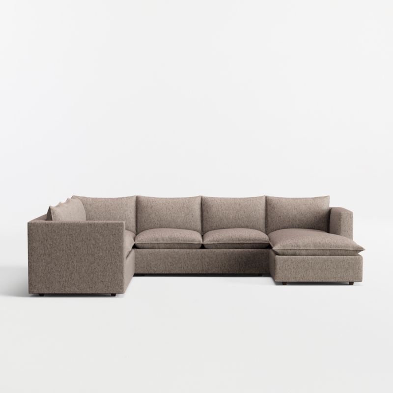 Lotus Modular 4-Piece L-Shaped Sectional Sofa with Chaise Lounge - image 8 of 11