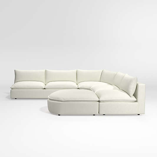 Lotus Deep 4-Piece Wedge Sectional Sofa