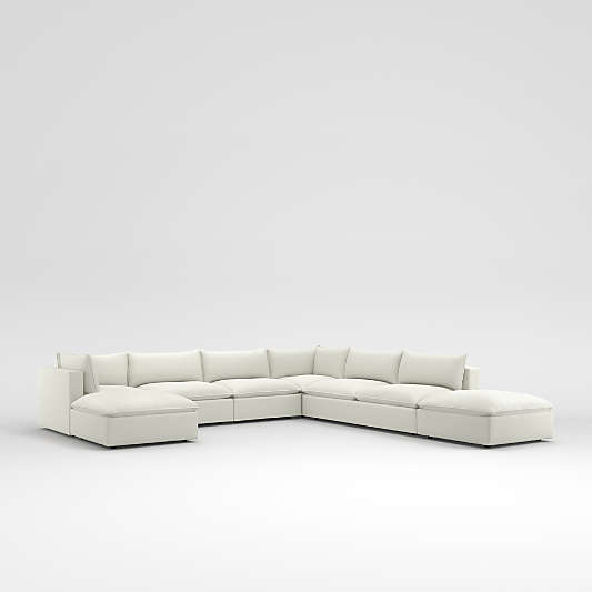 Lotus Deep Modular 7-Piece Sectional Sofa