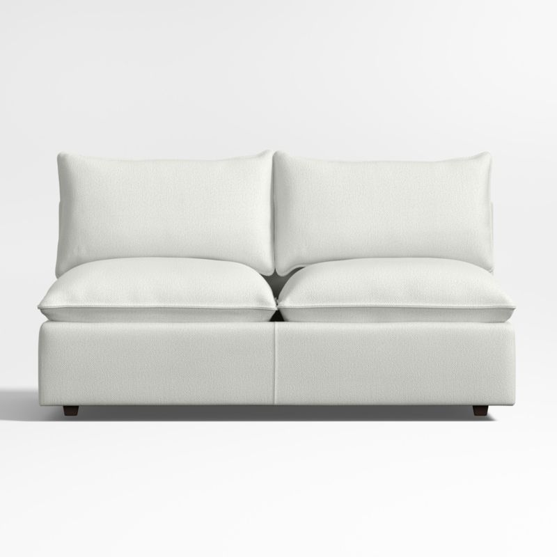 Lotus Modular Armless Loveseat - image 0 of 3