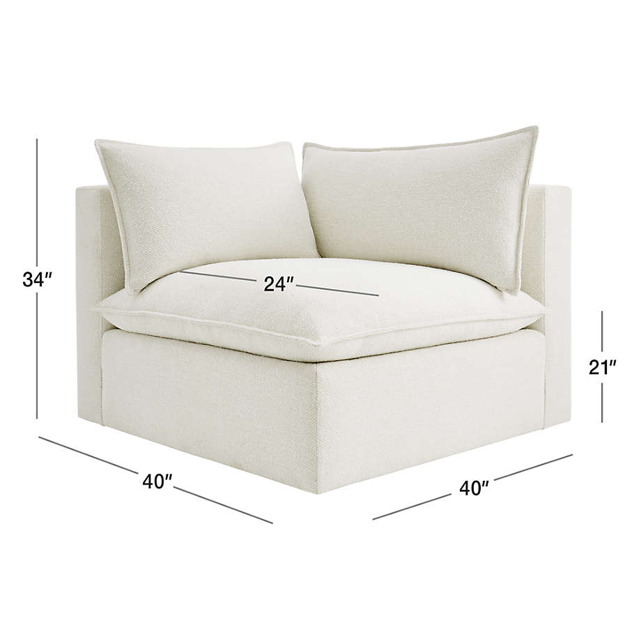 View Lotus Deep Modular Corner Chair - image 5 of 7