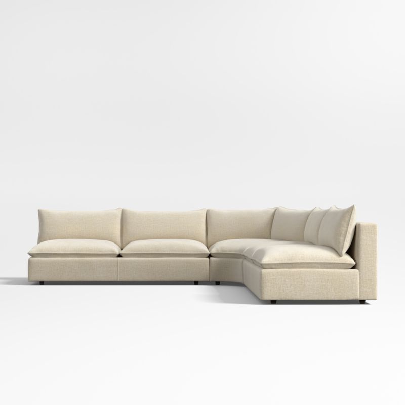 Lotus Deep 3-Piece Wedge Sectional Sofa - image 7 of 9