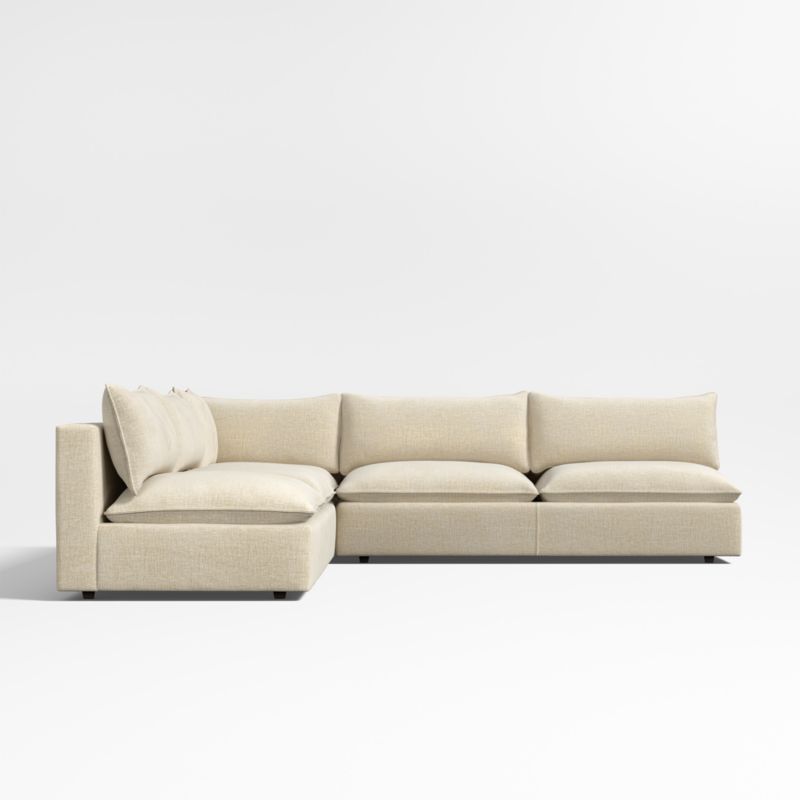 Lotus Deep Modular 3-Piece Corner Sectional Sofa - image 3 of 7