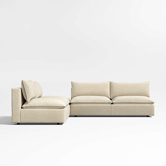 Lotus Deep Modular 3-Piece Sectional Sofa