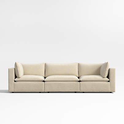 Lotus Deep Modular 3-Piece Sectional Sofa