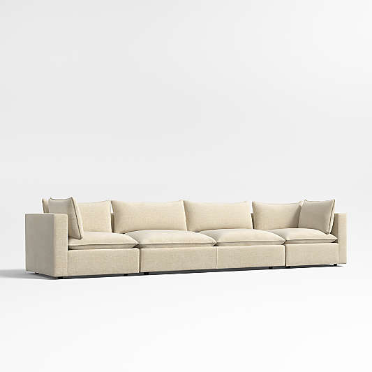 Lotus Deep Modular 3-Piece Extra Long Sofa Sectional