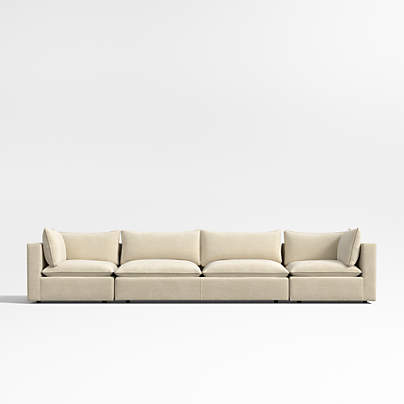 Lotus Deep Modular 3-Piece Extra Long Sofa Sectional