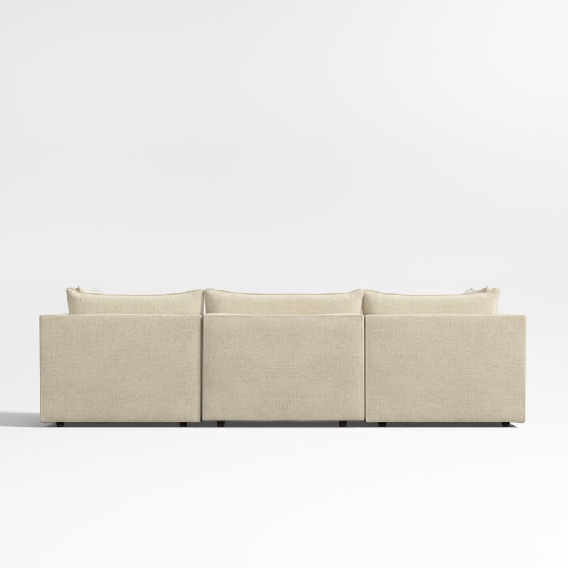 Lotus Deep Modular 4-Piece Reversible Sectional Sofa with Ottoman - image 5 of 8