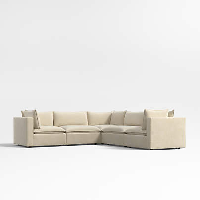 Lotus Deep Modular 5-Piece L-Shaped Sectional Sofa