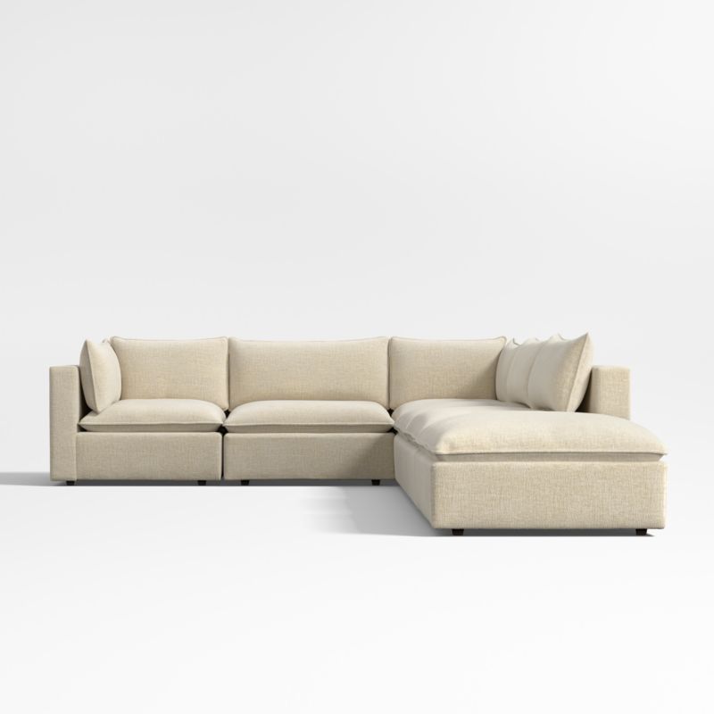 Lotus Deep Modular 5-Piece Sectional Sofa - image 4 of 8