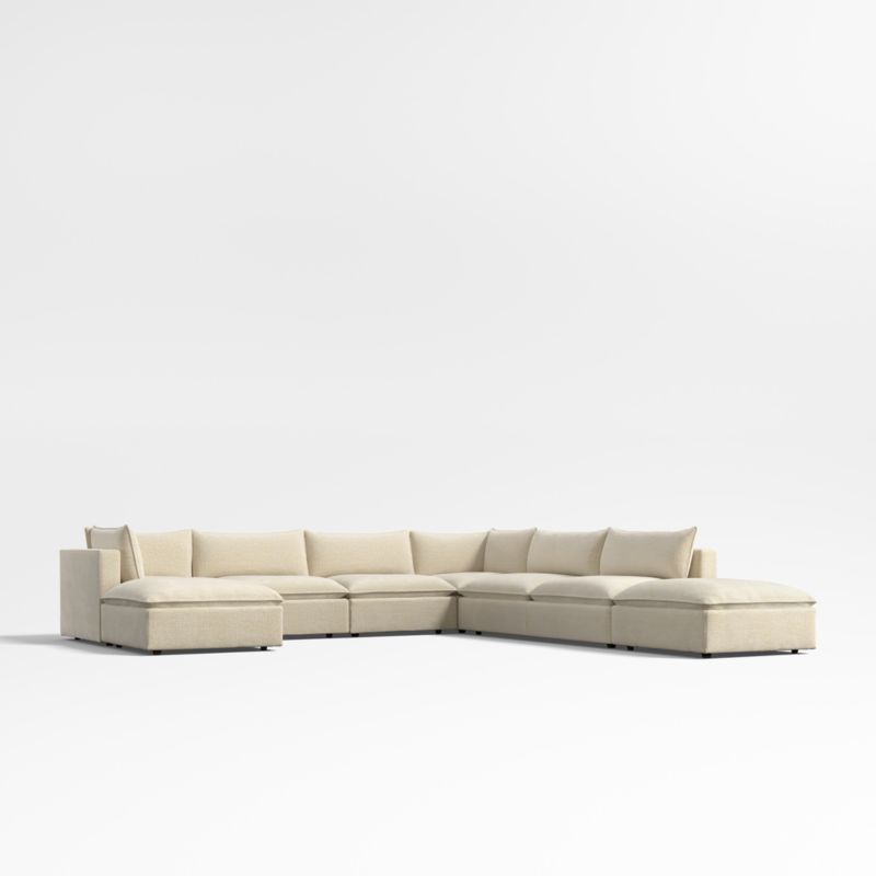 Lotus Deep Modular 7-Piece Sectional Sofa - image 0 of 7