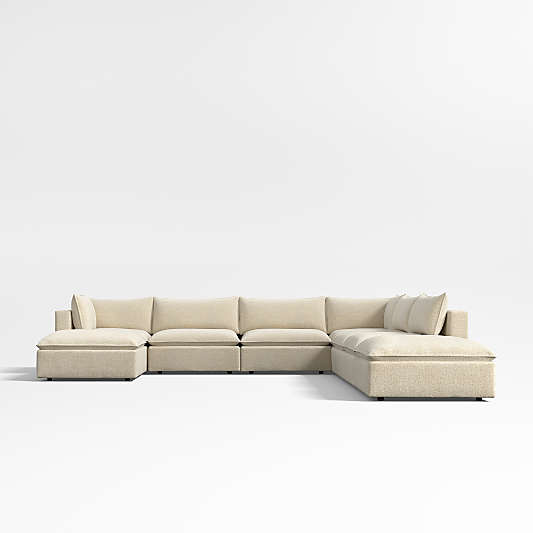 Lotus Deep Modular 7-Piece Sectional Sofa