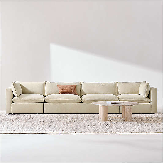 Lotus Deep Modular 3-Piece Sectional Sofa