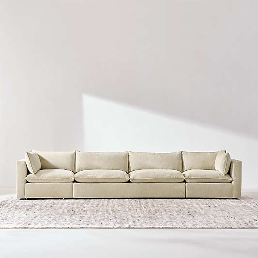 Lotus Modular 3-Piece Extra Long Sofa Sectional