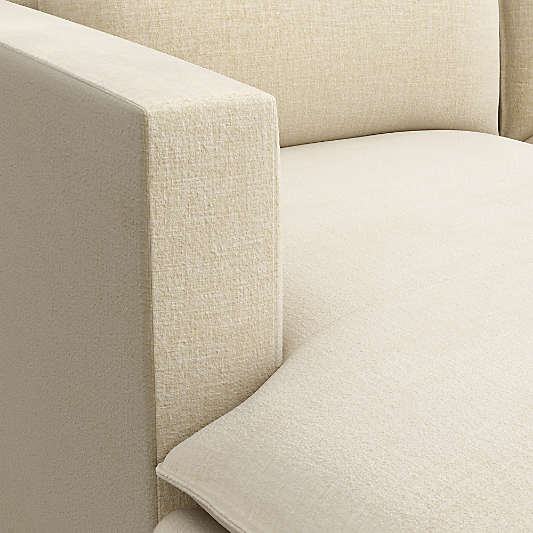 Lotus Deep Modular 4-Piece L-Shaped Sectional Sofa with Chaise Lounge