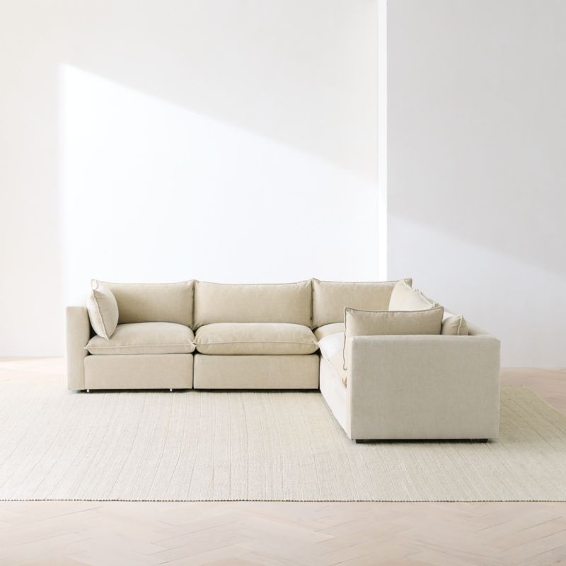 Lotus Deep Modular 5-Piece L-Shaped Sectional Sofa - image 2 of 13