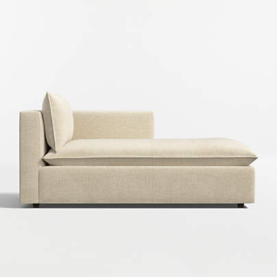Lotus Deep Modular Right-Arm Chaise Lounge Sectional Piece