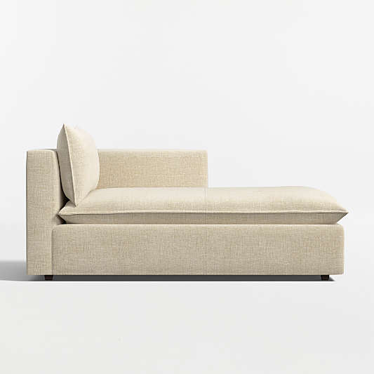 Lotus Deep Modular Right-Arm Chaise Lounge Sectional Piece
