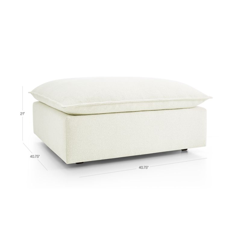 View Lotus Deep Modular Ottoman - image 2 of 4