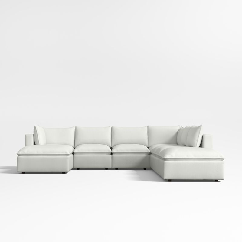 Lotus Modular 7-Piece Sectional Sofa - image 7 of 8