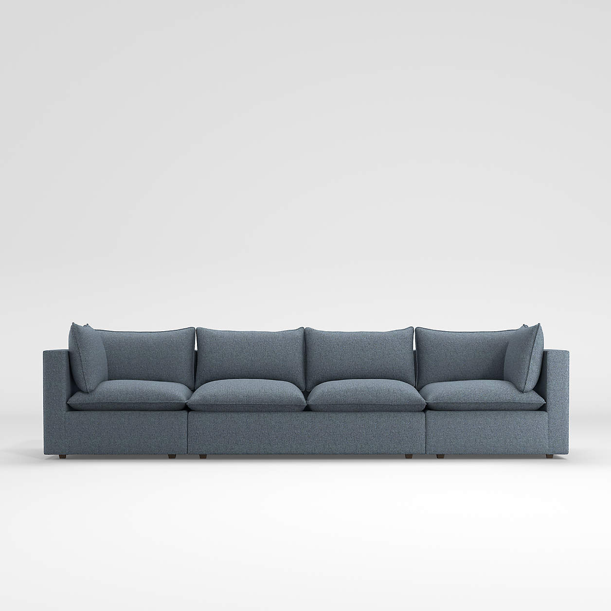 Lotus Modular 3-Piece Extra Long Sofa Sectional + Reviews | Crate & Barrel