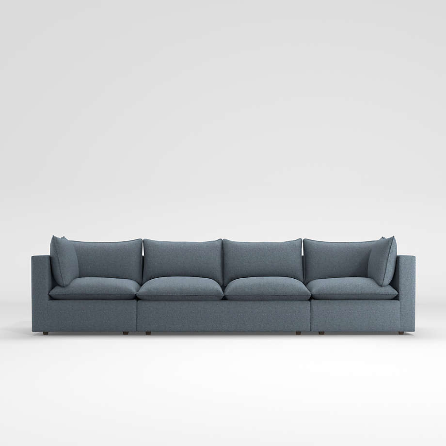 Lotus Modular 3-Piece Extra Long Sofa Sectional + Reviews | Crate & Barrel