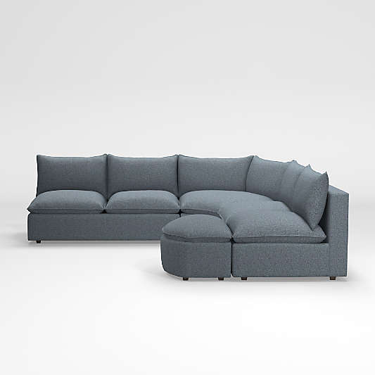 Lotus 4-Piece Wedge Sectional Sofa