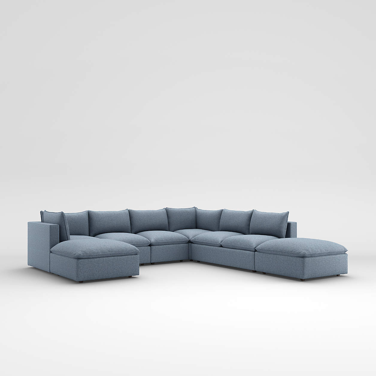 Lotus Modular 7-Piece Sectional Sofa + Reviews | Crate & Barrel