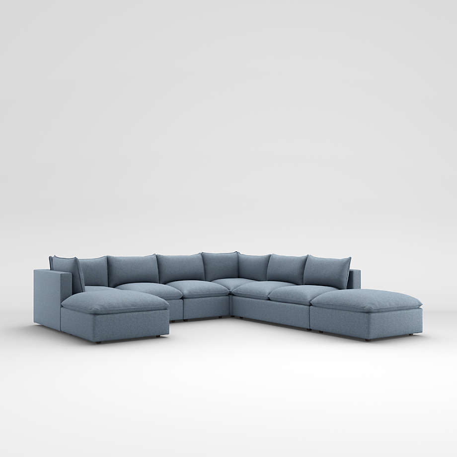 Lotus Modular 7Piece Sectional Sofa + Reviews Crate & Barrel
