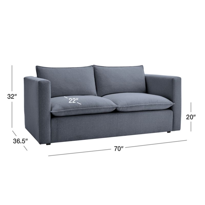 View Lotus Sofa 70" - image 2 of 12