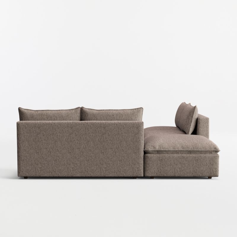 Lotus Modular 3-Piece L-Shaped Armless Sectional Sofa with Ottoman - image 12 of 11