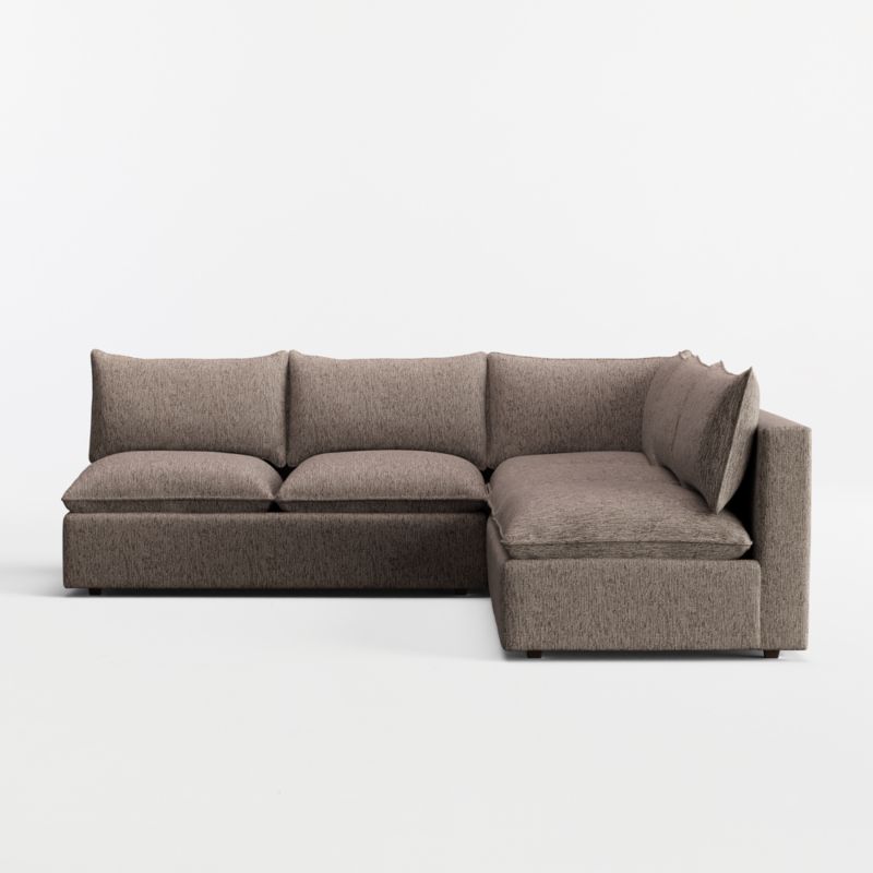 Lotus Modular 3-Piece L-Shaped Armless Sectional Sofa - image 9 of 10