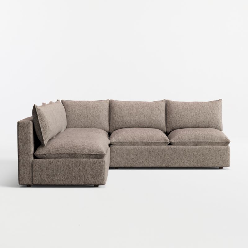 Lotus Modular 3-Piece L-Shaped Armless Sectional Sofa - image 8 of 10