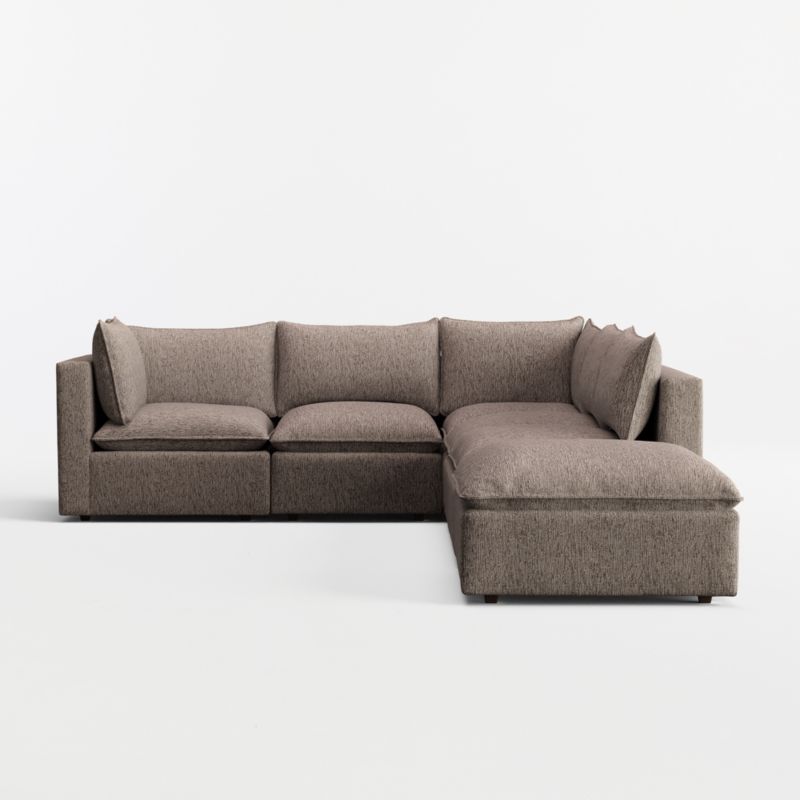 Lotus Modular 5-Piece L-Shaped Sectional Sofa with Ottoman - image 11 of 11