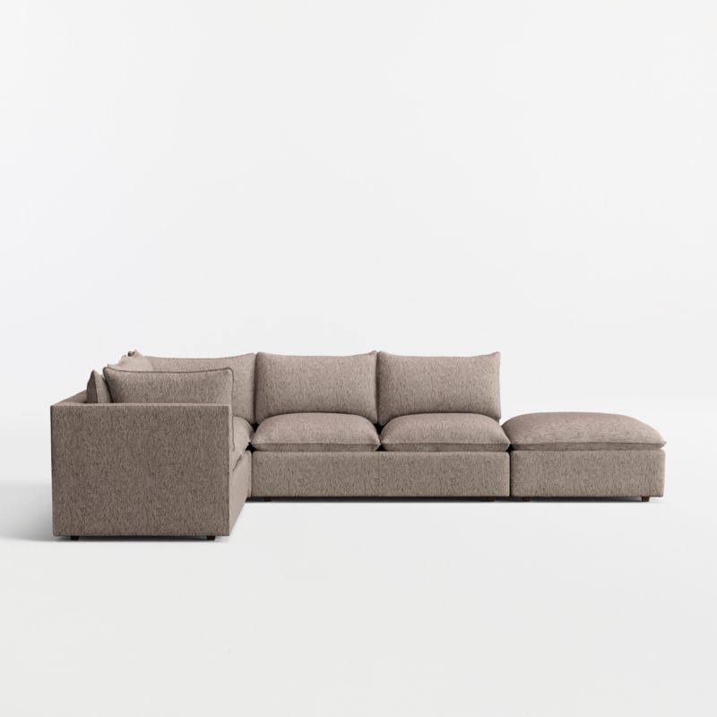 Lotus Modular 5-Piece L-Shaped Sectional Sofa with Ottoman - image 10 of 11